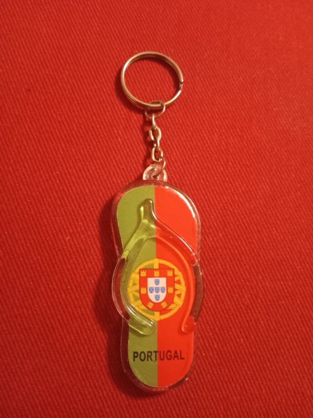 Portugal Sandal Plastic Keychain